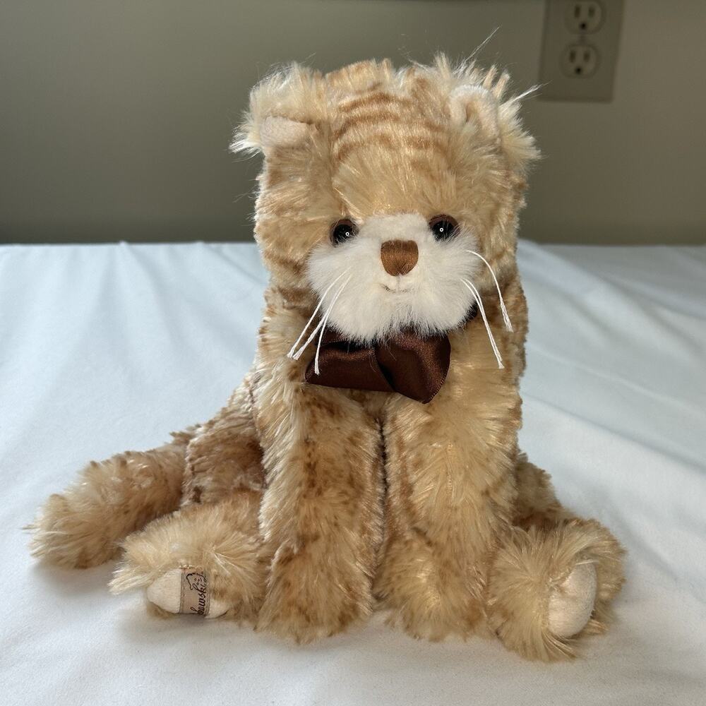 Bukowski Swedish Design Loke Cat Kitten Orange Tabby Plush Stuffed Animal Toy